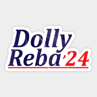 Dolly and Reba 2024 Sticker